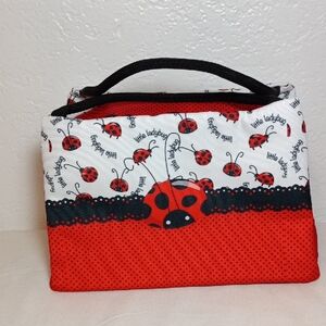 Ladybug Print Women's Bag
